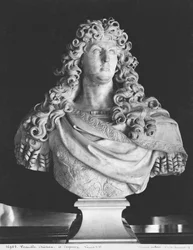 Byste av Ludvig XIV (1638-1715) ca. 1678-81 (marmor)